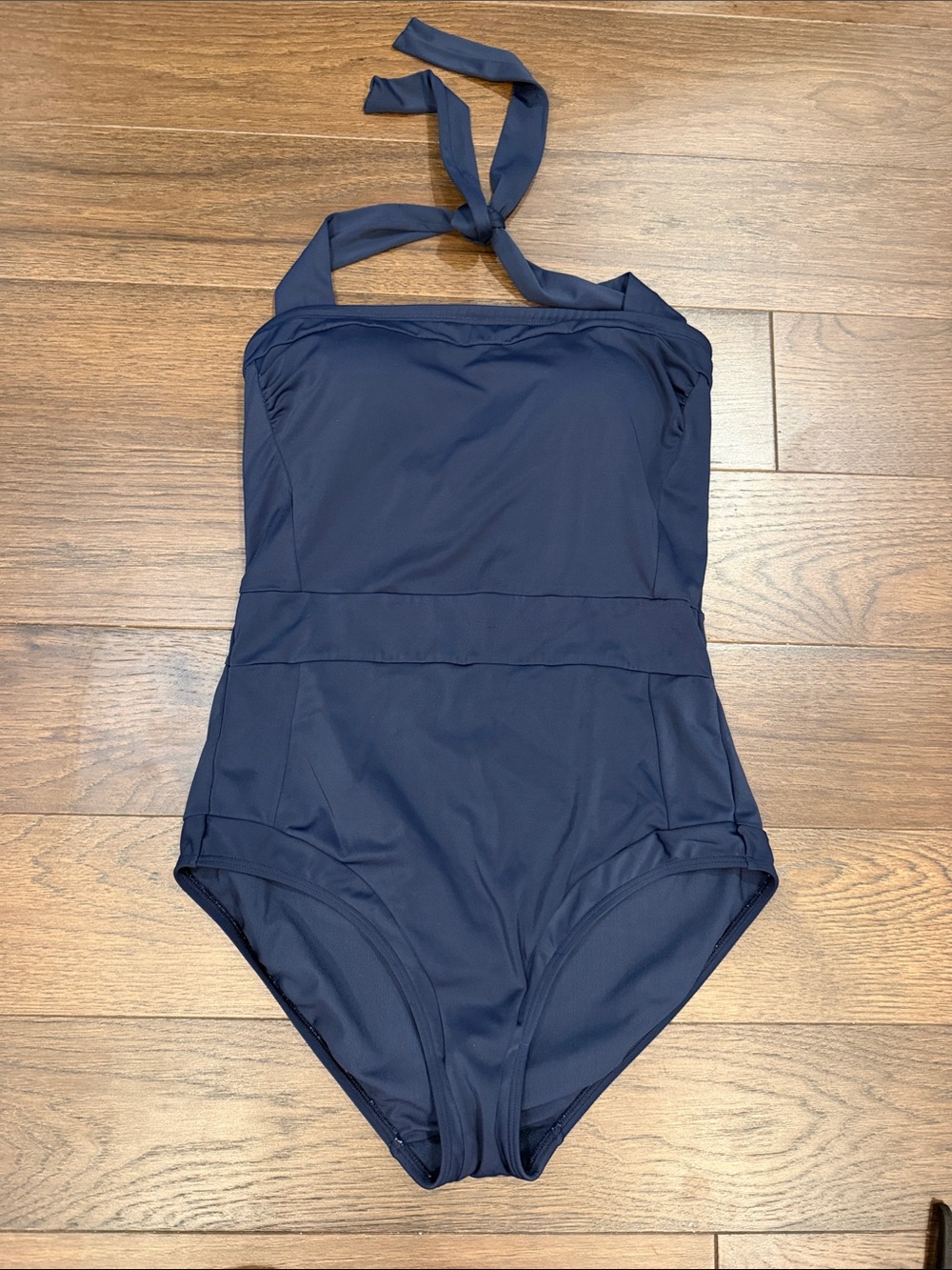 Boden Kythira Ruched Swimsuit Size 10 in Blue - C67-100